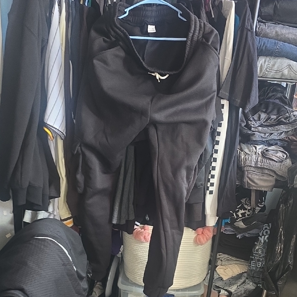 Black Jogger Sweatpants